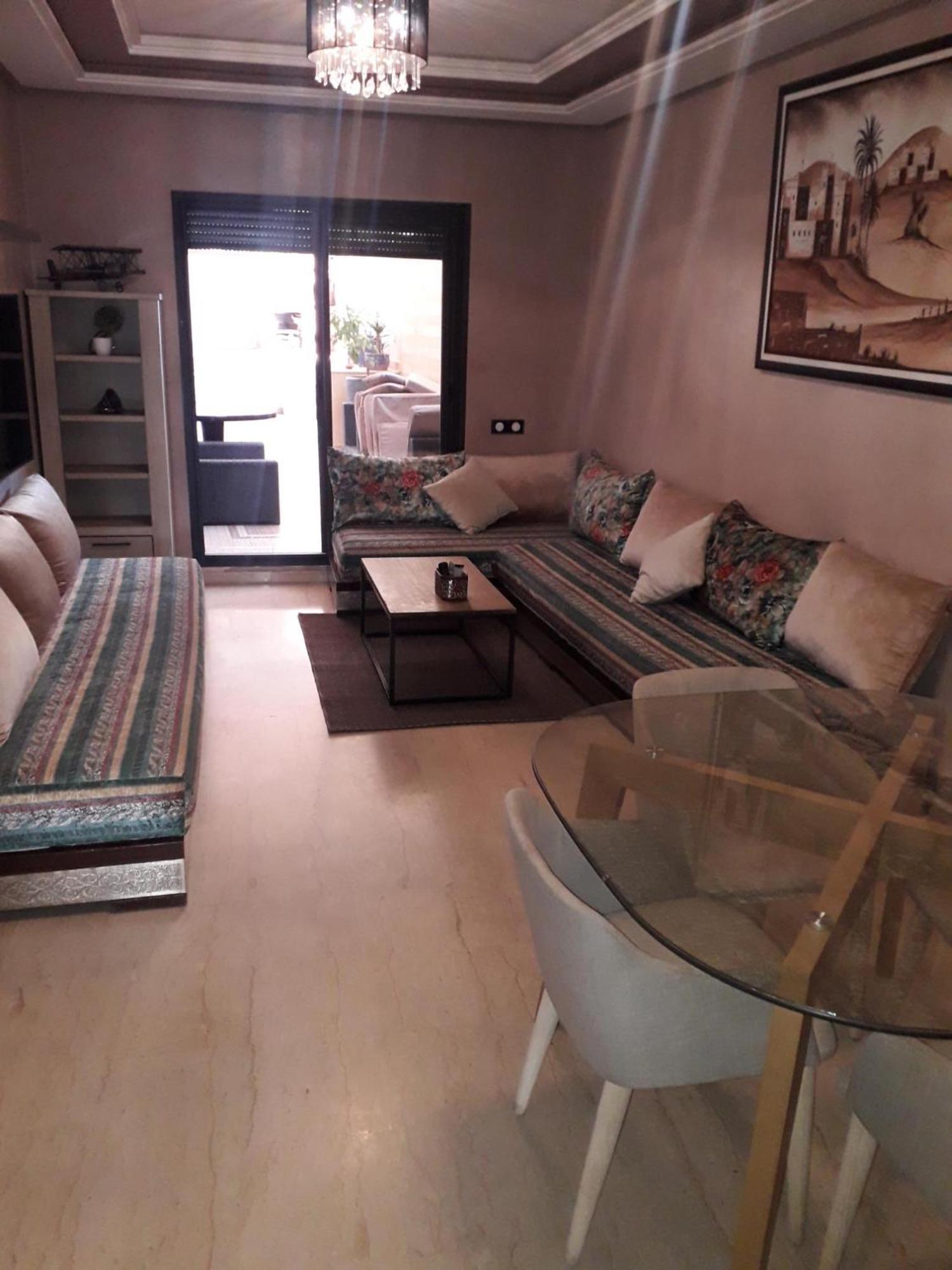Stylish Gueliz Apartment With Beautiful Terrace Марракеш Экстерьер фото