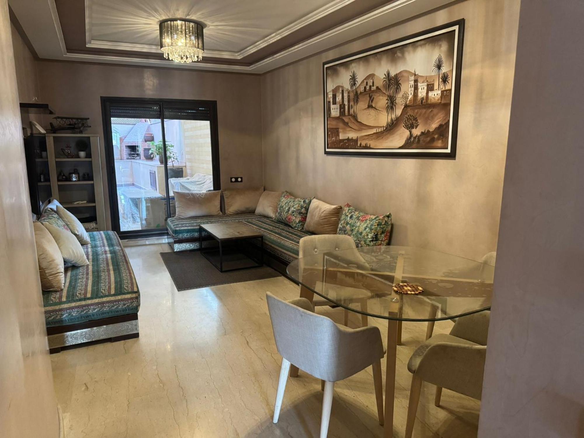 Stylish Gueliz Apartment With Beautiful Terrace Марракеш Экстерьер фото